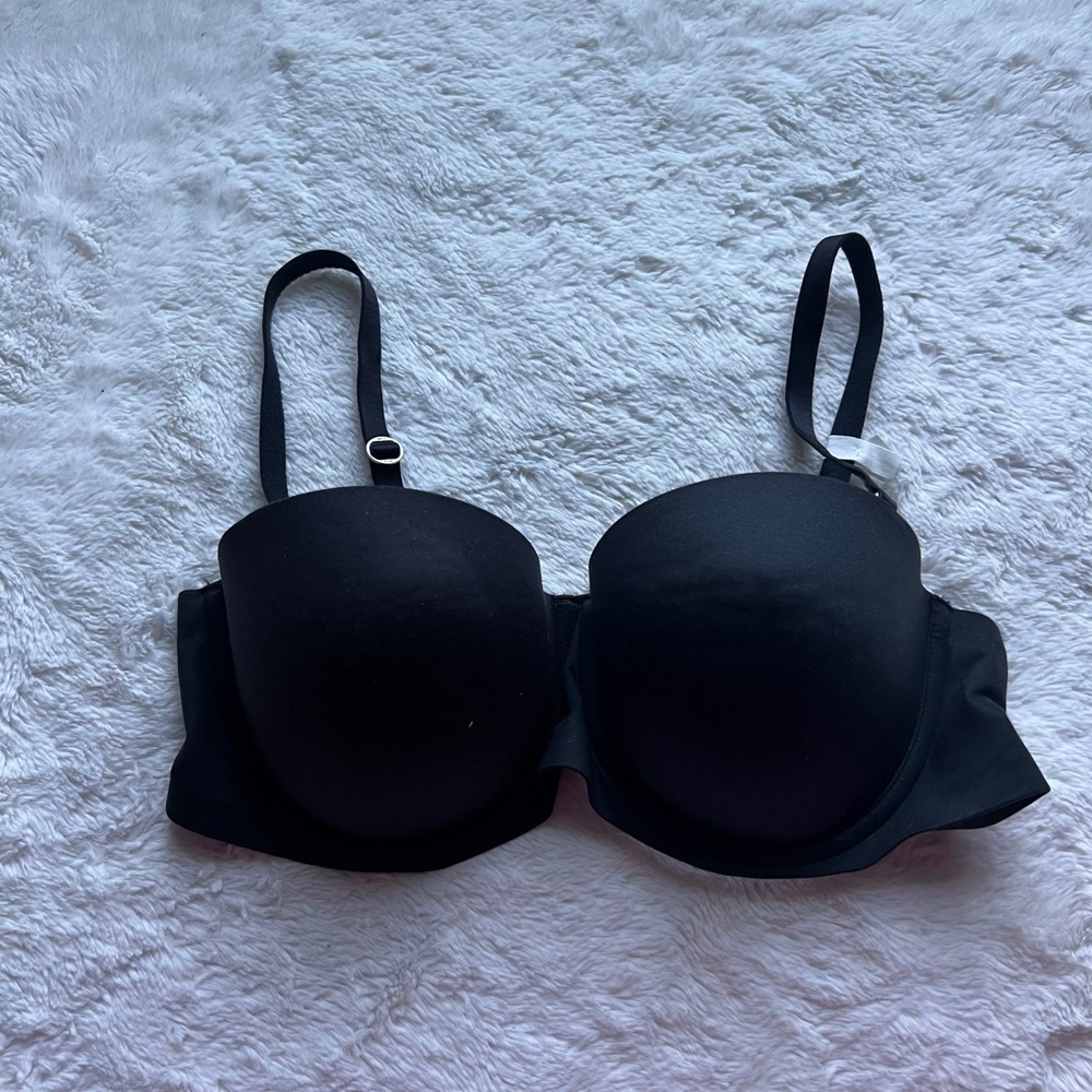 Aerie Real Sunnie Strapless Bra Black Size 36C 0733-8335 Real Good NWT Flaw